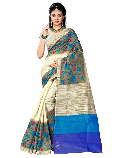 Desinger Bhagalpuri Fancy Sarees