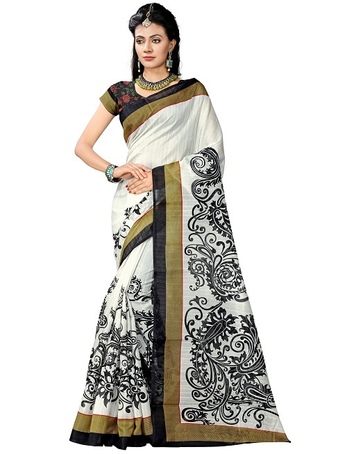 Fancy Bhagalpuri Silk Sarees