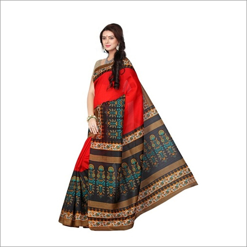 Printed Bhagalpuri Fancy Sarees