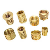 Brass Inserts - 3x7 Inch Round | Corrosion Resistant, High Durability, Temperature & Pressure Withstanding, Plated Finish
