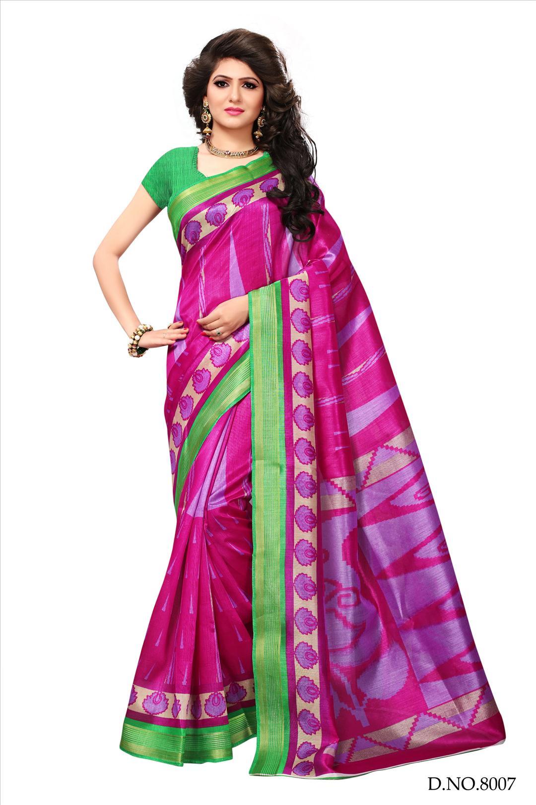 New Fancy Bhagalpuri  Sarees