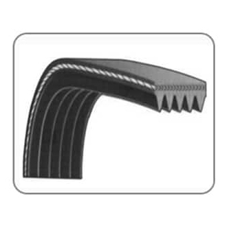 Poly V Belts - Rubber, Customizable Shapes & Sizes, Black | High Efficiency, Low Running Temperature, Suitable for Heavy-Duty Applications