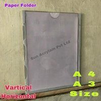 Wall Mount Acrylic Paper Display