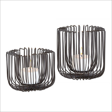 2113 Caged Candle Holder