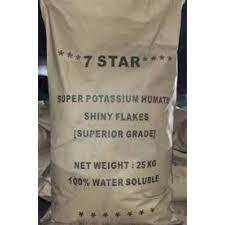Potassium Humate Flakes - 100% Pure, Black Color, Grade 1 | Flake Shape, High Quality Organic Fertilizer