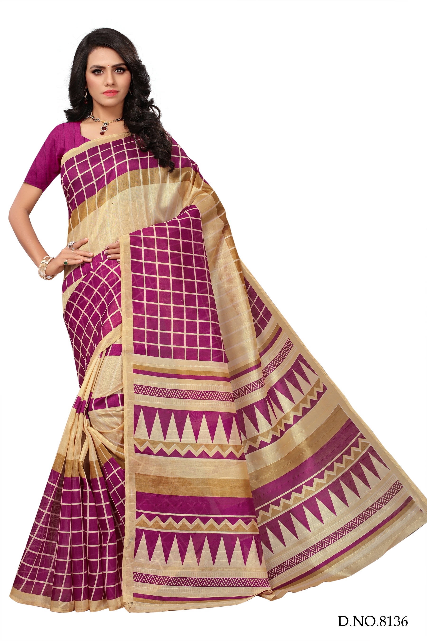 Bhagalpuri Print Fancy Sarees