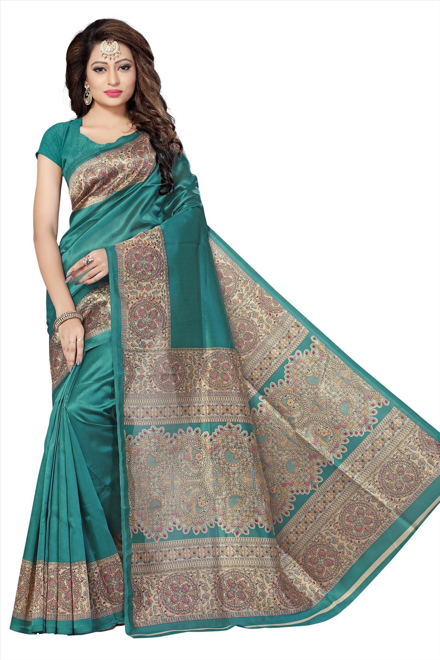 New Fancy Printed Kalamkari Sarees