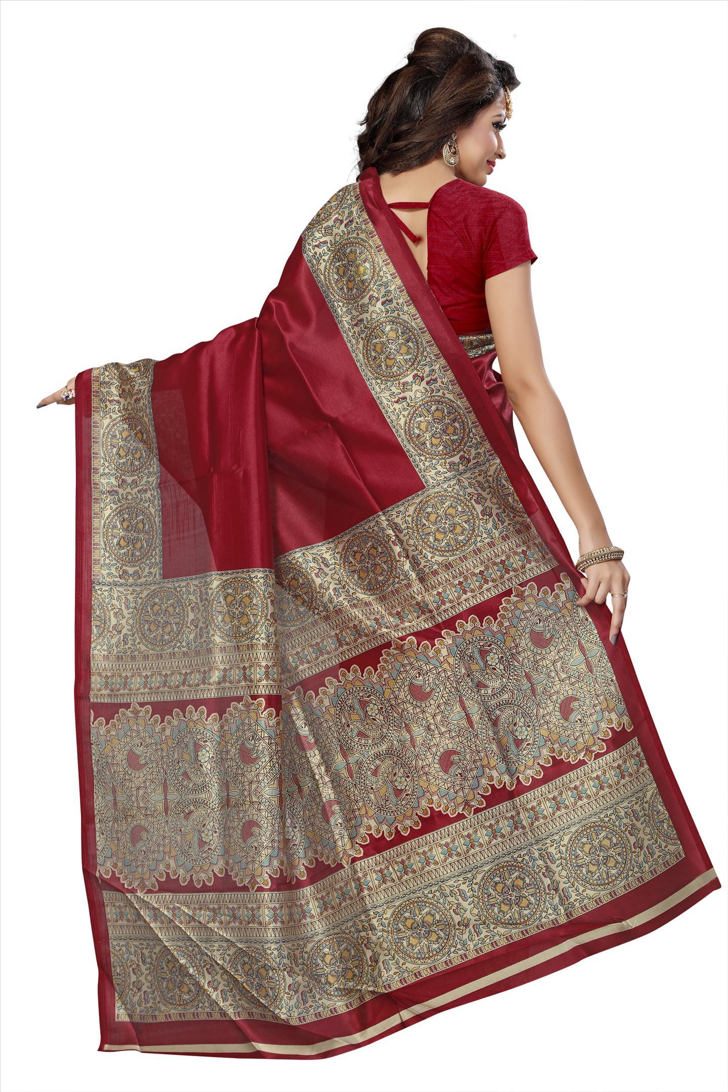 New Fancy Printed Kalamkari Sarees