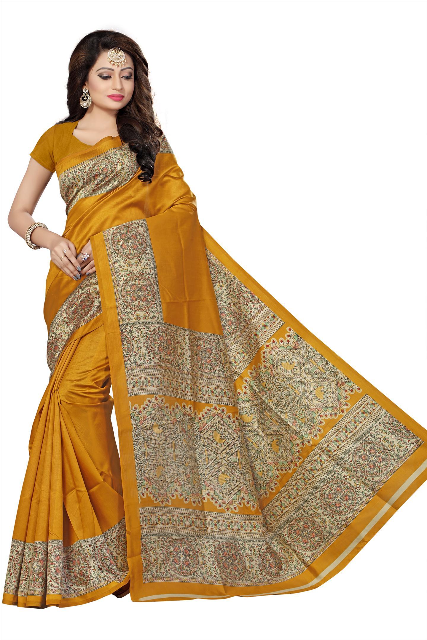 New Fancy Printed Kalamkari Sarees