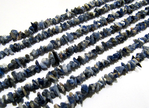 Natural Sodalite Irregular Chip Gravel Uncut Nugget shape beads By SHRI AMBIKA UDYOG