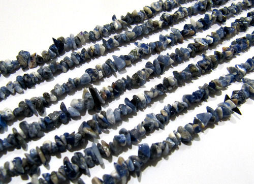 Natural Sodalite Irregular Chip Gravel Uncut Nugget shape beads