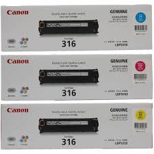 canon color toner cartridge (316)