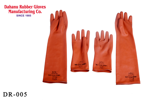 Industrial Rubber Hand Gloves Light Duty