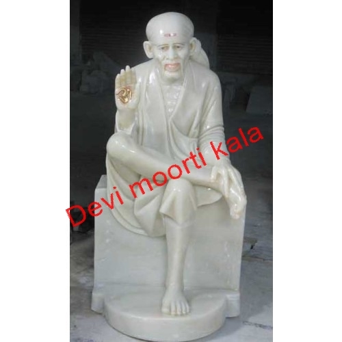 Marble Sai Moorti Aashirvaad
