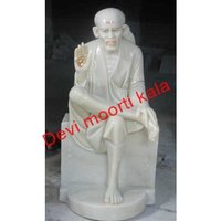Marble Sai Baba Standing Moorti
