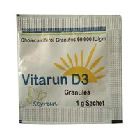 Cholecalciferol Granules - 200 G White Sachet, 99% Purity, 12 Months Shelf Life