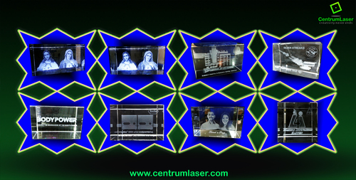 Transparent Crystal Cube