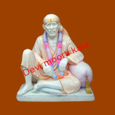 Fancy Marble Sai Baba Moorti 