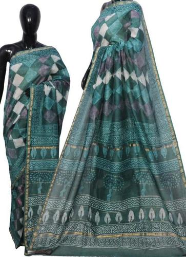 Chanderi Fancy Silk Saree