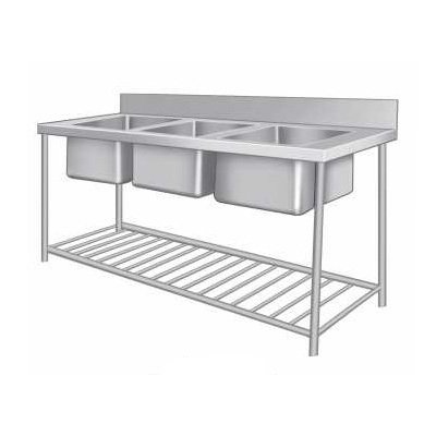 Stainless Steel Three Sink