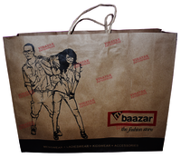 Golden Brown Craft Paper Bag