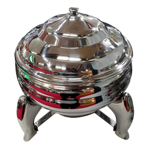 Round Antique Chafing Dish