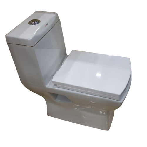 White One Piece Toilet Seat