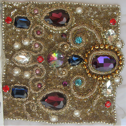 Sequence Embroidery Stone Work