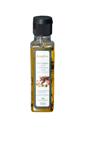 Pure Herbs Oil With Bhringraj and Brahmi - Hair Oil & Serum | Long-Lasting Nourishment Anti-Dandruff Formula Reduces Hair Fall