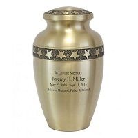 Gorgious Stars Brass Urn