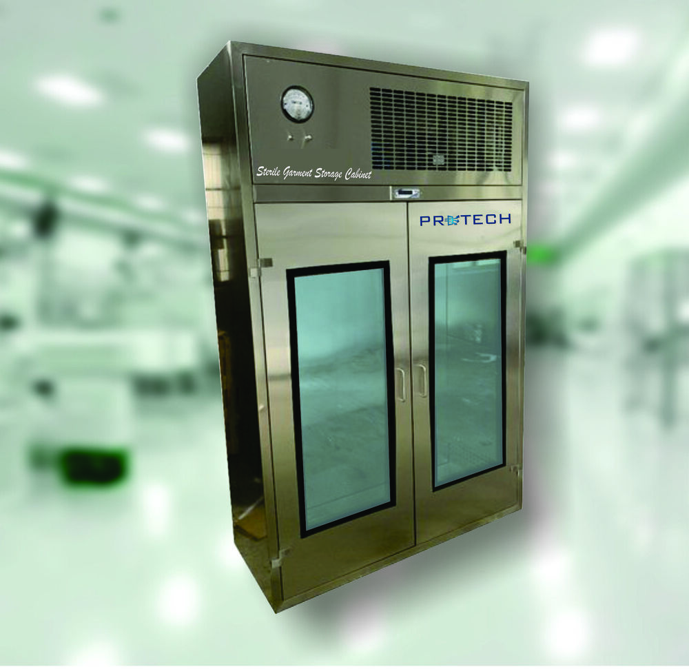 Sterile Garment Storage Cabinet Air Volume: 0.45 A A A A 0.05 Mps Meter/Second (M/S)