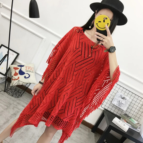 Ladies Red Pullovers