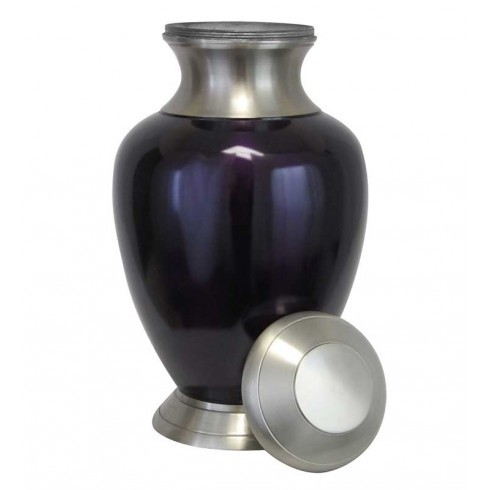 Beautiful Large Eternity Purple Cremation Urn