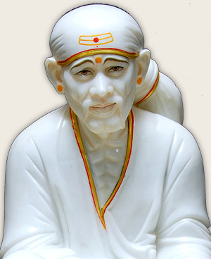 Sai Baba Marble White idol