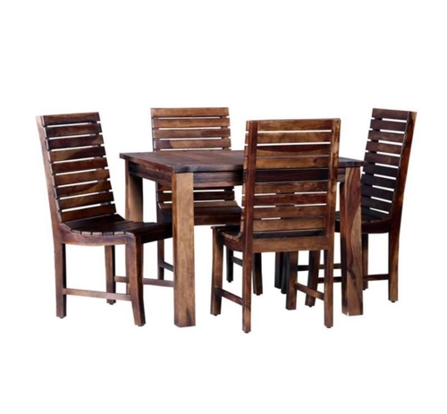Wood Carved Dining Table Set