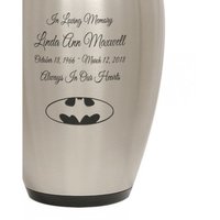Beautiful Large Batman Pewter Cremation Urn
