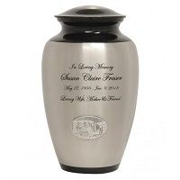 Musically Inclined Pewter Urn