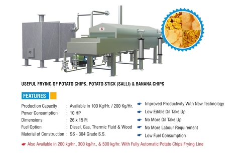 Automatic Potato Chips Fryer