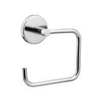 Toilet Paper Holder - Brass & Stainless Steel, 3-4 Inch Rectangular Wall Mount Design | Durable Bath Hardware Set