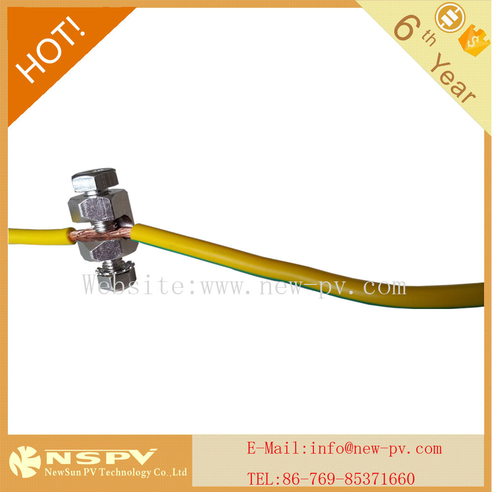 Solar Grounding Clip Solar Panel Earthing Clamps PV Earth Grounding Lugs