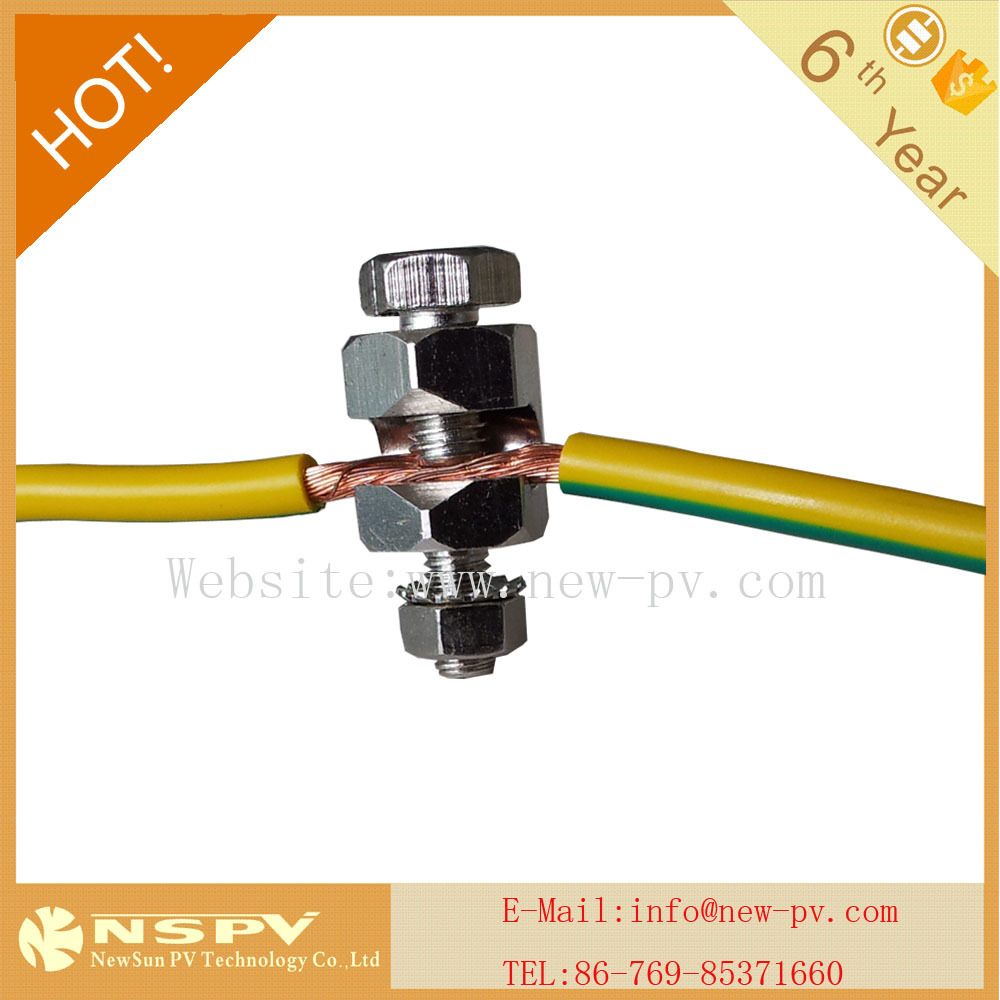 Solar Grounding Clip Solar Panel Earthing Clamps PV Earth Grounding Lugs