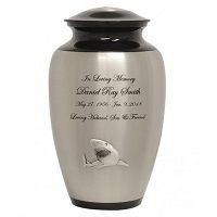 Beautiful Shark Pewter Cremation Urn