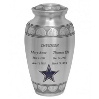 Cowboy & Cowgirl Angels in Heaven Pewter Companion Urn