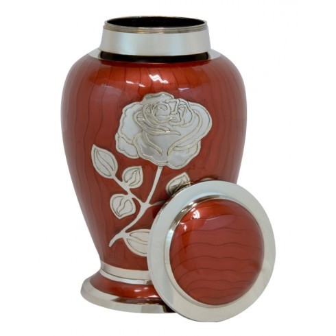 Beautiful Cashmere Red Rose Urn