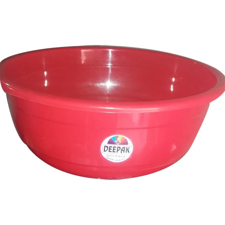 Red Plastic Tub