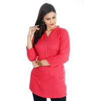 Ladies Red Short Kurti