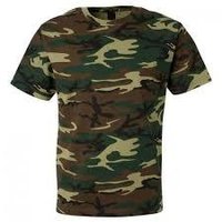 Mens Half Sleeves Army Print T Shirts