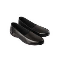 Ladies Formal Shoes - Leather, Size 6-10, Black | Slip-on Design, Elegant Style, Durable Material, Breathable Comfort Fit, Low Heel Height