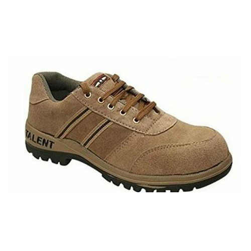 Brown Safety Shoes Sporty Look