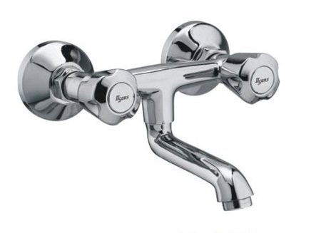 Wall Mixer Without Hand Shower - Color: Silver